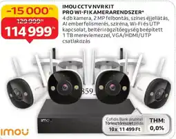 Auchan Imou cctv nvr kit pro wi-fi kamerarendszer ajánlat
