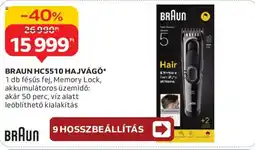 Auchan Braun hc5510 hajvágó ajánlat
