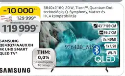 Auchan Samsung qe43q7faauxxh 4k uhd smart qled tv ajánlat