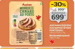 Auchan AUCHAN KEDVENC KACSAPÁSTÉTOM PORTIVAL ajánlat