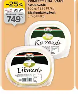 Auchan PRIMFETT LIBA- VAGY KACSASZÍR ajánlat