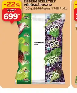 Auchan EISBERG SZELETELT VÖRÖSKÁPOSZTA ajánlat