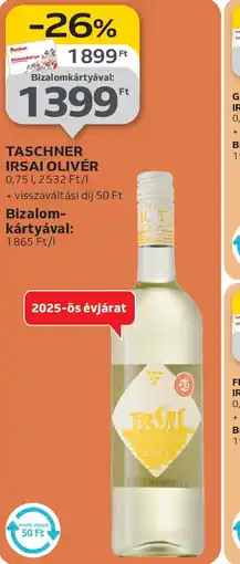 Auchan TASCHNER IRSAI OLIVÉR ajánlat