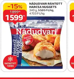 Auchan NÁDUDVARI RÁNTOTT HARCSA NUGGETS ajánlat
