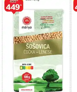 Auchan MÁNYA LENCSE ajánlat