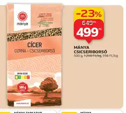 Auchan MÁNYA CSICSERIBORS ajánlat