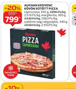 Auchan AUCHAN KEDVENC KÖVÖN SÜTÖTT PIZZA ajánlat