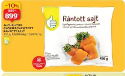 Auchan Rántott sajt ajánlat