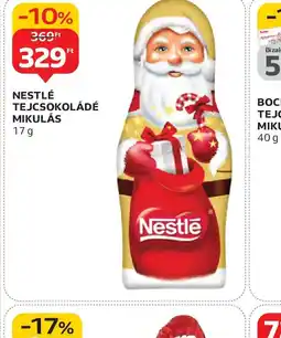 Auchan NESTLÉ TEJCSOKOLÁDÉ MIKULÁS ajánlat