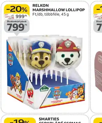 Auchan RELKON MARSHMALLOW LOLLIPOP ajánlat