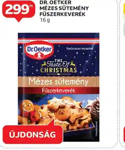 Auchan DR. OETKER MÉZES SÜTEMÉNY FŰSZERKEVERÉK ajánlat