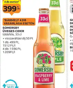 Auchan SOMERSBY ÜVEGES CIDER ajánlat