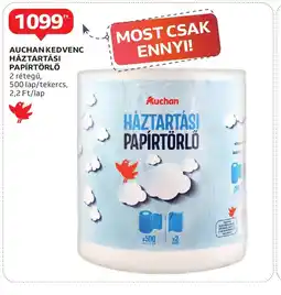 Auchan AUCHANKEDVENC HÁZTARTÁSI PAPÍRTÖRLŐ ajánlat