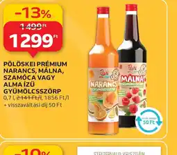Auchan PÖLÖSKEI PRÉMIUM GYÜMÖLCSZÖRP ajánlat