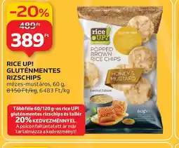 Auchan RICE UP! GLUTÉNMENTES RIZSCHIPS ajánlat