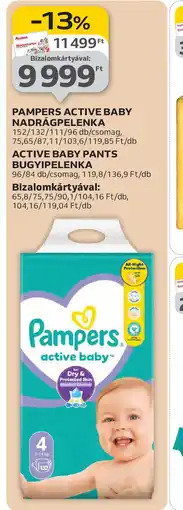 Auchan PAMPERS ACTIVE BABY NADRÁGPELENKA ajánlat
