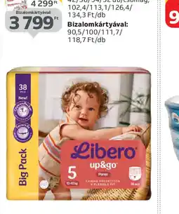 Auchan LIBERO UP PantsGO BUGYIPELENKA ajánlat