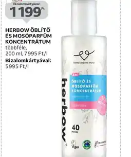 Auchan HERBOW ÖBLÍTŐ ÉS MOSPARFUM KONCENTRÁTUM ajánlat
