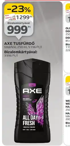 Auchan AXE TUSFÜRDŐ ajánlat