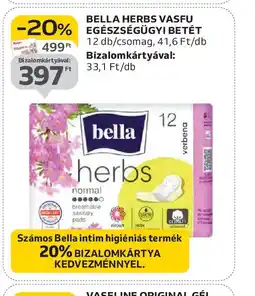 Auchan BELLA HERBS VASFŰ EGÉSZSÉGÜGYI BETÉT ajánlat