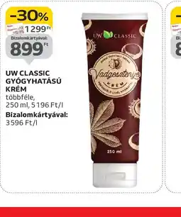 Auchan UW CLASSIC GYGYHATÁSÚ KRÉM ajánlat