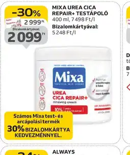 Auchan MIXA UREA CICA REPAIR+ TESTÁPOL ajánlat