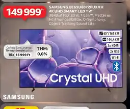 Auchan SAMSUNG UE65BU8072FUXXH ajánlat