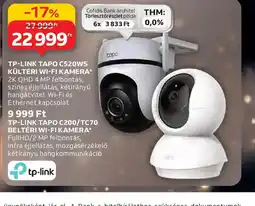 Auchan TP-LINK TAPO C200/TC70 BELTÉRI WI-FI KAMERA ajánlat