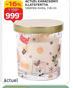 Auchan ACTUEL KARÁCSONYI ILLATGYERTYA ajánlat