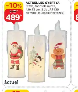 Auchan ACTUEL LED GYERTYA ajánlat