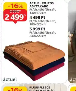 Auchan ACTUEL ROJTOS ÁGYTAKAR ajánlat