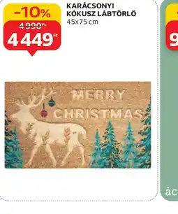 Auchan KARÁCSONYI KKUSZ LÁBTÖRLŐ ajánlat