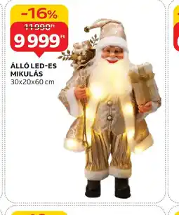 Auchan ÁLL LED-ES MIKULÁS ajánlat