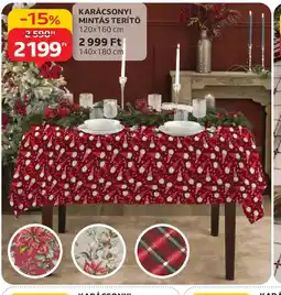 Auchan KARÁCSONYI MINTÁS TERÍTŐ ajánlat