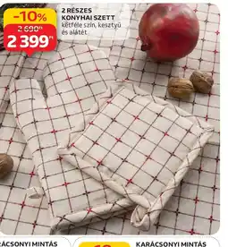 Auchan 2 RÉSZES KONYHAI SZETT ajánlat