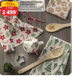 Auchan KARÁCSONYI MINTÁS SZETT ajánlat