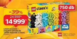 Auchan LEGO® CLASSIC – KREATÍV ÉPÍTÉS ÉS JÁTÉK KOCKÁK (11044) ajánlat
