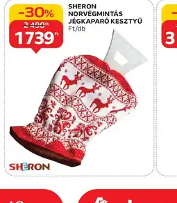 Auchan SHERON NORVÉGMINTÁS JÉGKAPAR KESZTYŰ ajánlat