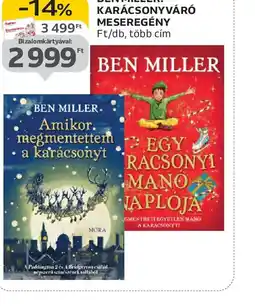 Auchan BEN MILLER: KARÁCSONYVÁR MESEREGÉNY ajánlat