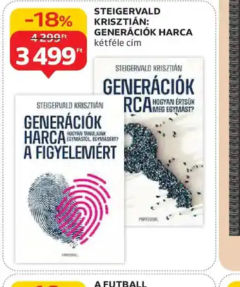 Auchan STEIGERVALD KRISZTIÁN: GENERÁCIK HARCA ajánlat