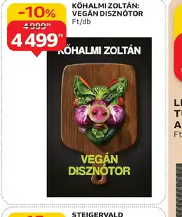 Auchan KŐHALMI ZOLTÁN: VEGÁN DISZNTÖR ajánlat