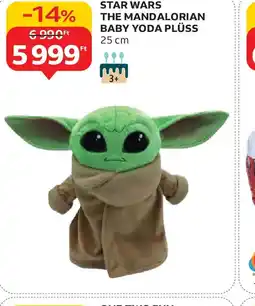 Auchan STAR WARS THE MANDALORIAN BABY YODA PLÜSS ajánlat