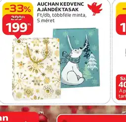 Auchan AUCHAN KEDVENC AJÁNDÉKTASAK ajánlat