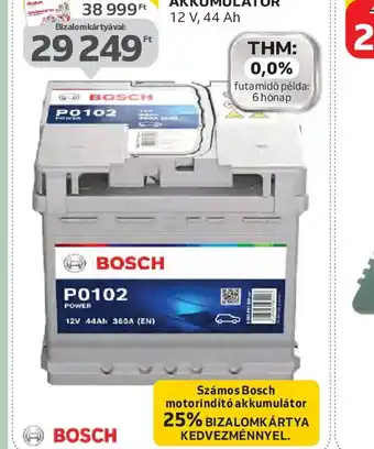 BOSCH MOTORINDÍT AKKUMULÁTOR