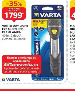 Auchan VARTA DAY LIGHT F20 MULTI LED ELEMLÁMPA ajánlat