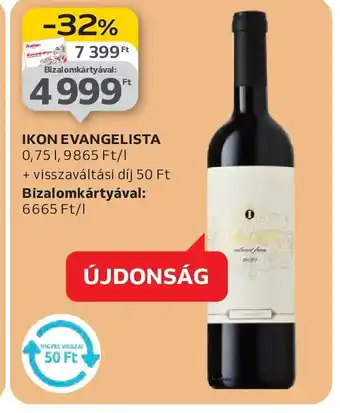 Auchan Ikon evangelista ajánlat
