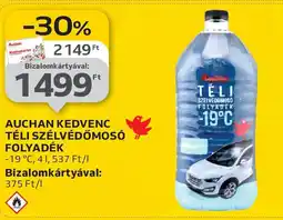 Auchan Auchan kedvenc téli szélvédőmosó folyadék ajánlat