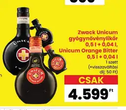 Spar Zwack Unicum ajánlat