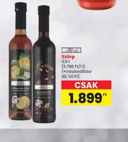 Spar Szörp ajánlat