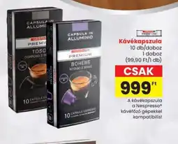 Spar Kávékapszula ajánlat